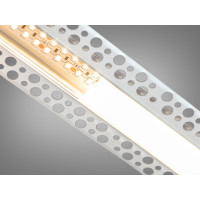Профіль для LED стрічки, під штукатурку Diasha PL-6114-3M