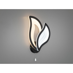 Золотий світлодіодний світильник в спальню, 17W Diasha 9033/1BK