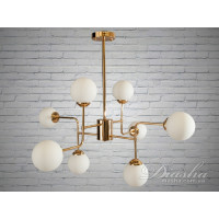 Люстра в зал в стиле лофт на 8 ламп Diasha 81636/8G