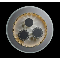 Люстра в зал или спальню светодиодная современная Splendid-Ray 286052/480/4 LED (WT) 