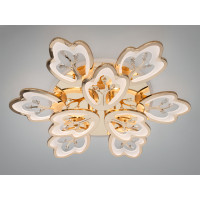 Люстра LED Diasha Petal чорна 185Вт 9 плафонів Diasha 8148/6+3GLED3colordimmer