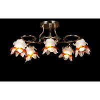Люстра с плафонами  L304/4+1 (FGD+BRN) Splendid-Ray
880186