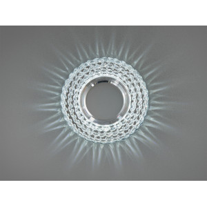 Кришталевий точковий світильник із вбудованим led підсвічуванням Diasha 2093