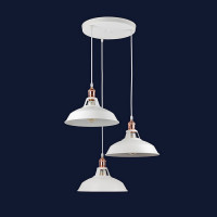 Люстры подвесные белого цвета Levistella 7526857F-3M WH (300) Люстры подвесные белого цвета Levistella 7526857F-3M WH (300)