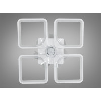 Люстра-вентилятор Серія 8060 білий 90W LED з пультом Diasha 8060/4WHFS