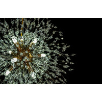 Современная подвесная люстра светильник в стиле модерн Linisoln 1803/8 CH