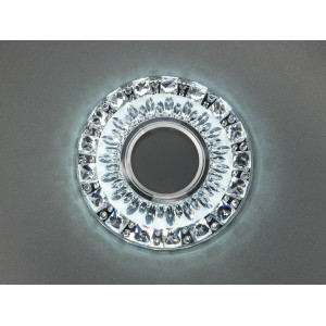 Декоративний точковий світильник із вбудованим led підсвічуванням Diasha 3114WH