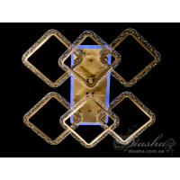 Люстра потолочная светодиодная LED с пультом Diasha QX2518/4+2LC BR LED 3color dimmer 