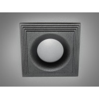 Лаконічний, стильний точковий світильник серія "Аluminium", чорний Diasha PR-6-BK