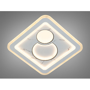 Сучасний квадратний світлодіодний світильник потужністю 52 Вт, білого кольору Diasha 6015-300x300