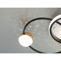 Світлодіодна люстра Diasha MX2987-3SWH+BK