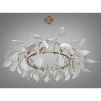 Люстра в спальню 12 ламп, золото Diasha 7172-12PRGD