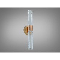 Дизайнерське світлодіодне бра у вітальню, 5W, золото Diasha F2143