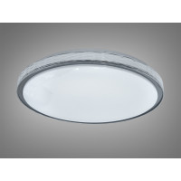 Стельова LED люстра Diasha Smart біла сіра 85Вт Diasha 6653/500GR Стельова LED люстра Diasha Smart біла сіра 85Вт Diasha 6653/500GR