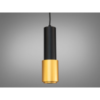 Підвісний світильник чорний GU10 одинарний Diasha QY-H1129B+G-L