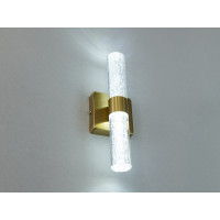 Сучасне світлодіодне бра в спальню, 6W, золото Diasha 9152-BGD