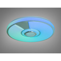 Смарт LED люстра біла 80 Вт RGB з Bluetooth Diasha DB-8309/500RGB+MP3