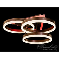 LED люстра потолочная светодиодная с пультом управления Diasha 8872/3WHLED3colordimmer