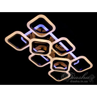 Люстры светодиодные Diasha AS8060/6+2BHR LED 3color dimmer 