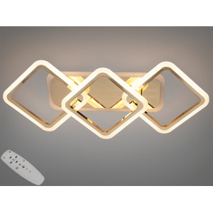 LED люстра в спальню 75W, хром Diasha A8160/2+1GLED3colordimmer