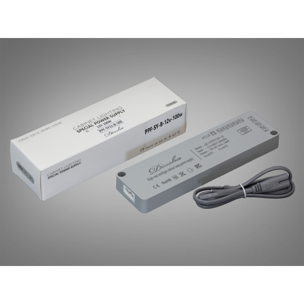 Тонкий керований блок живлення 12В, 100Вт, 8,3А Diasha PPF-SY-B-12v-100w