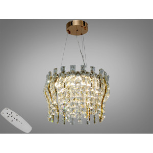 Підвісна люстра кришталева світлодіодна 30Вт Diasha 3038/400SGD