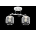 Люстра с плафонами  L06433/2 (WHITE+CHROME) Splendid-Ray
2592