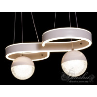 Люстра лед подвесная декоративная 70W Diasha 3023/2WH