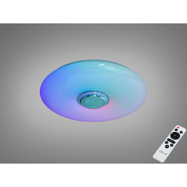 Стельова люстра LED біла 80 Вт RGB Bluetooth TUYA Diasha DB-8301/500RGB+MP3+TUYA