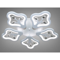 Стельова LED люстра з диммером та підсвічуванням, 135W Diasha 8149/5WHLED3colordimmer
