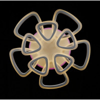 Люстра в зал или спальню светодиодная современная Splendid-Ray 2850150/5+5 LED (WHITE) 