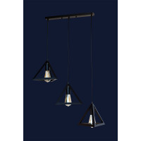 Люстра потолочная в стиле лофт Levistella 756PR220F-3 BK (500) 