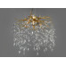 Вражаюча кришталева люстра підвісна, 6 ламп, золото Diasha 1607-450GD