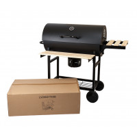 Гриль барбекю мангал угольный с крышкой Levistella LV20021704B