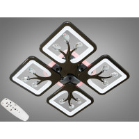 Люстры светодиодные с пультом Diasha S8157/4BHR LED 3color dimmer 