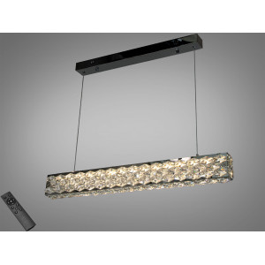 Кришталева світлодіодна люстра-підвіс, 70W Diasha 7891/800CH