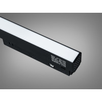 Лінійний світильник для трекової системи QY-CX20 чорний 18Вт кут 120 градусів Diasha QY-CX20-400D-BK