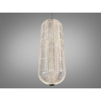 Світлодіодна люстра підвіс золото 8 Вт 4100K Diasha D221204/1L400