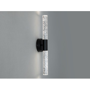 Гармонійне чорне світлодіодне бра, 6 Вт Diasha 9151-BBK