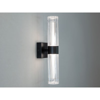 Дизайнерське світлодіодне бра в залу, 5 Вт, чорний Diasha F3018BK