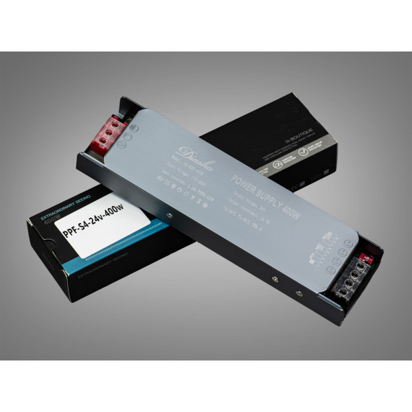 Блок живлення з плавним включенням та зміною яскравості, 24v, 400Вт, 16,66А Diasha PPF-S4-24v-400w