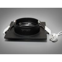 Лаконічний, стильний точковий світильник серія "Аluminium", чорний Diasha PR-6-BK