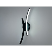 Модне світлодіодне бра в спальню, 15 Вт, чорний Diasha MX2205-2BK