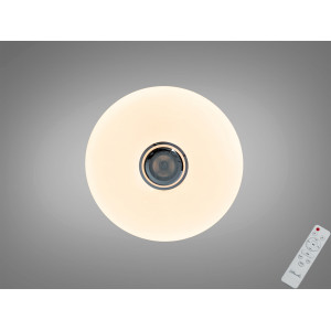 Смарт LED люстра біла 80 Вт RGB з Bluetooth Diasha DB-8301/500RGB+MP3