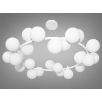 Люстра в зал молекула Loft на 25 ламп Diasha D123/25WH