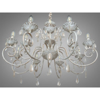 Люстра в зал классическая на 12 ламп Е14 Diasha 4804/8+4