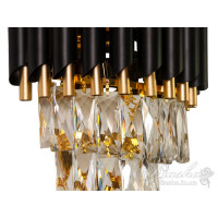 Бра с хрусталем Diasha 1013-2W BK+GG 