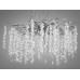 Унікальна підвісна кришталева люстра з алюмінію "Гліцинія", 10 ламп Diasha 603-800CH
