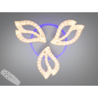 Стельова LED люстра біла 55 Вт пульт димер Diasha 25100/3WHLED3colordimmer Стельова LED люстра біла 55 Вт пульт димер Diasha 25100/3WHLED3colordimmer