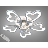 Стельова LED люстра Diasha золото з пультом 185Вт Diasha 8154/5WHdimmer